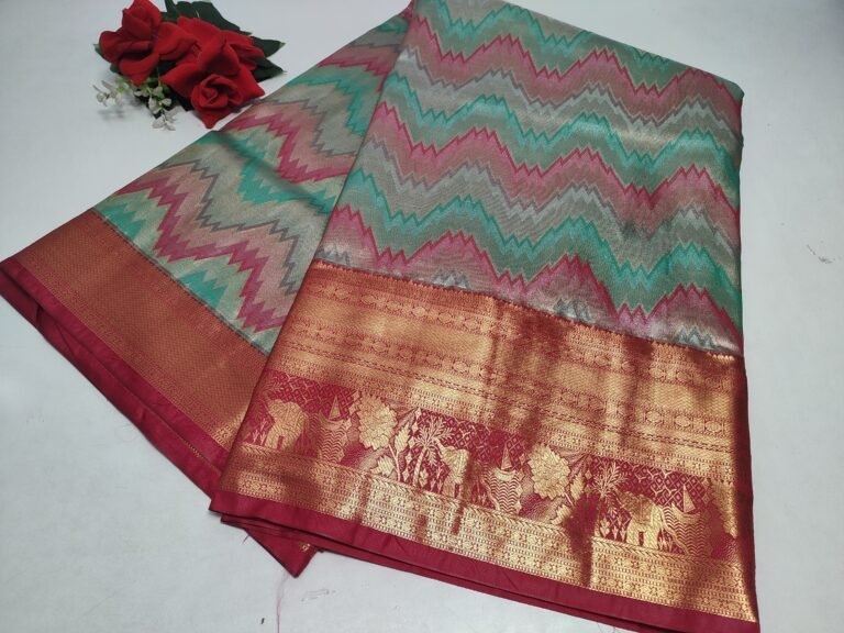 Bridal Light Waight Tissue Kanchi Pattu -P04