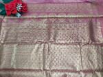 Bridal Light Waight Tissue Kanchi Pattu -P12(Pista To Rani Rani Pink) - Image 3