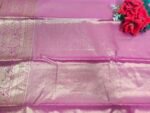 Bridal Light Waight Tissue Kanchi Pattu -P12(Pista To Rani Rani Pink) - Image 2