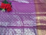 Bridal Light Weight Tissue Kanchi Pattu -P17(Brown To Megentha) - Image 3