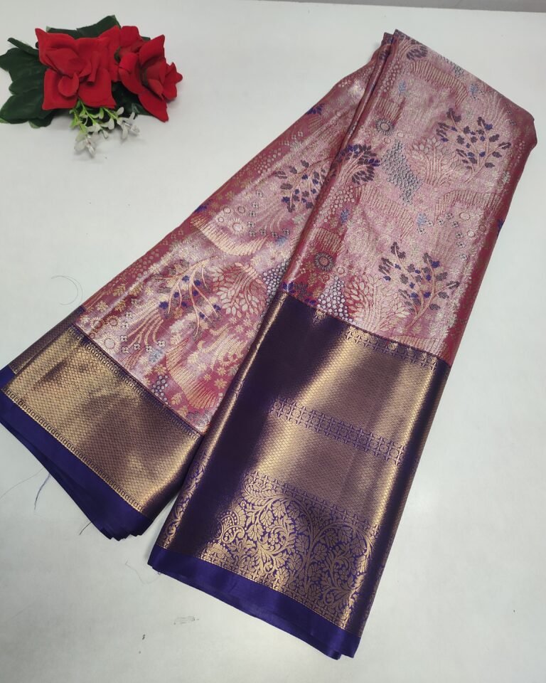 Bridal Light Weight Tissue Kanchi Pattu-P19