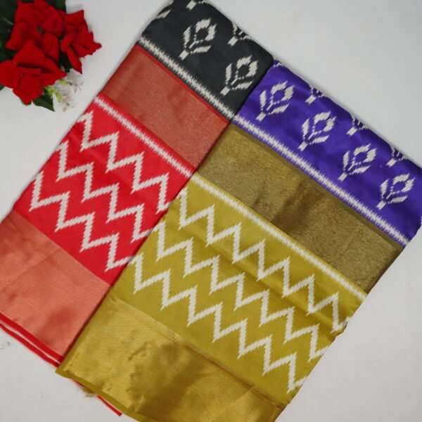 Uppada Pattu With Ikkath Digital Sarees-MB790