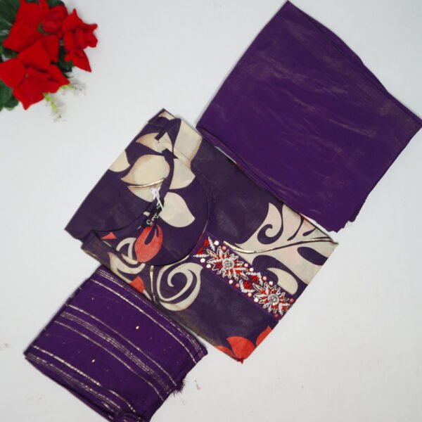 Vatican Silk 3Peace Set Dreses-MB797(3XL-6XL)