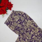 Kalamkari Puffy Sleave Umbrella Frill Tops-MB798(XL-3XL) - Image 3