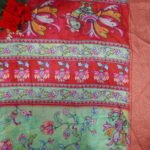 Kalamkari Digital Crushed Sarees-MB807 - Image 3