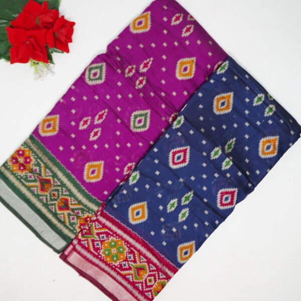 Cobra Silk With Pochampalli Border-MB816