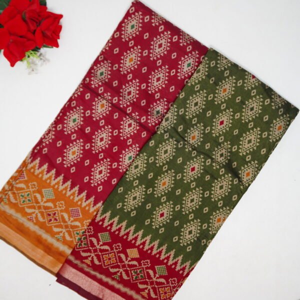 Cobra Silk With Pochampalli Border-MB817