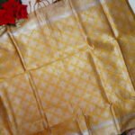 Semi Kanchi Silver Tred Work Sarees -MB820 - Image 3