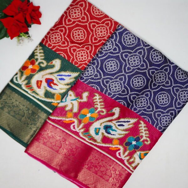 Bandini Rose Day Silk Sarees-MB822