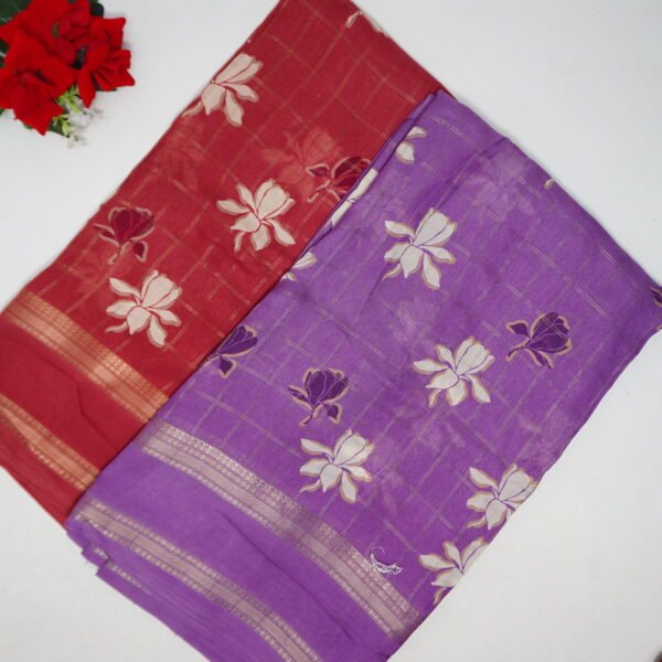 Star Fish With All Over Zarry Sarees-MB829