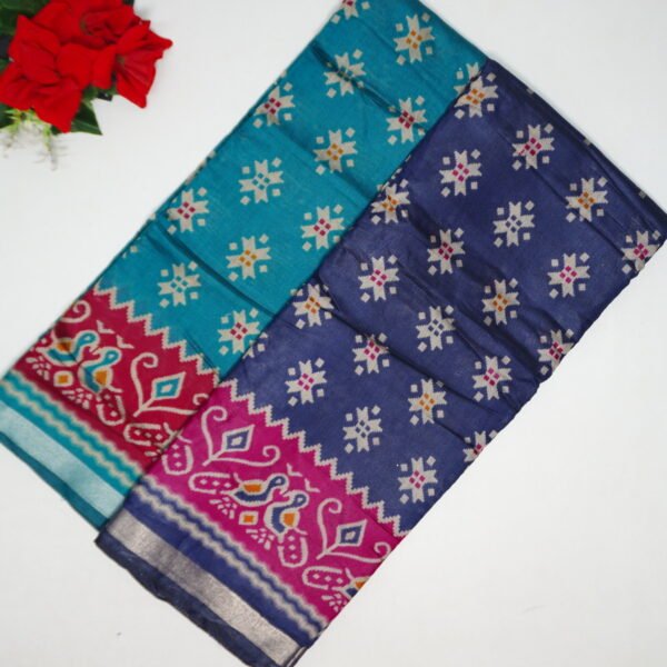 Cobra Silk With Pochampalli Border-MB832