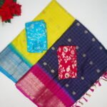 Silapa kala Silk With Butties & chekes-MB834