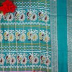 Penkalamkari Gap Border Sarees-MB839 - Image 3