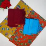 Mangalagiri Kalamkari Dress Materials -MB845