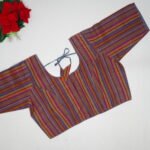 Khadi Silk With Round Neck Blouses-B90 - Image 2