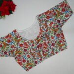 Zeo Sequence Boat Neck Blouses-B92 - Image 2