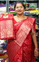 Mangalam silk with bandhini -MB826